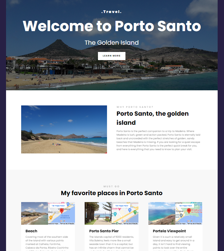 Porto Santo project